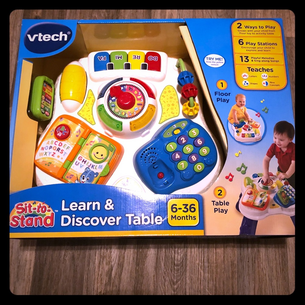 V-tech learning table